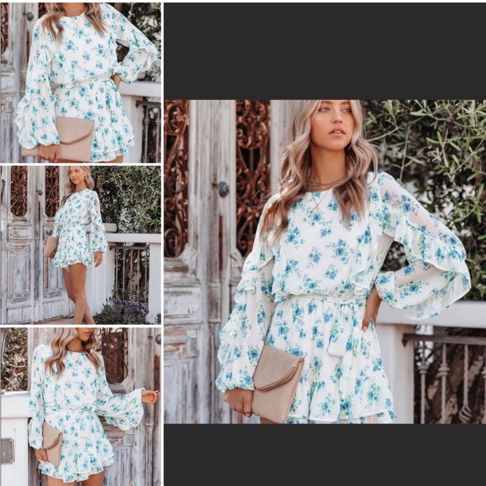 Vici Dolls Collection Flying Tomato Floral Romper